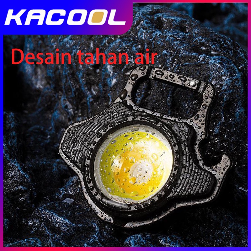 Baru Multifungsi Mini Gantungan Kunci Lampu COB Lampu Kerja Perbaikan Lampu Ultra Kecil Portabel Lampu Darurat Outdoor Camping