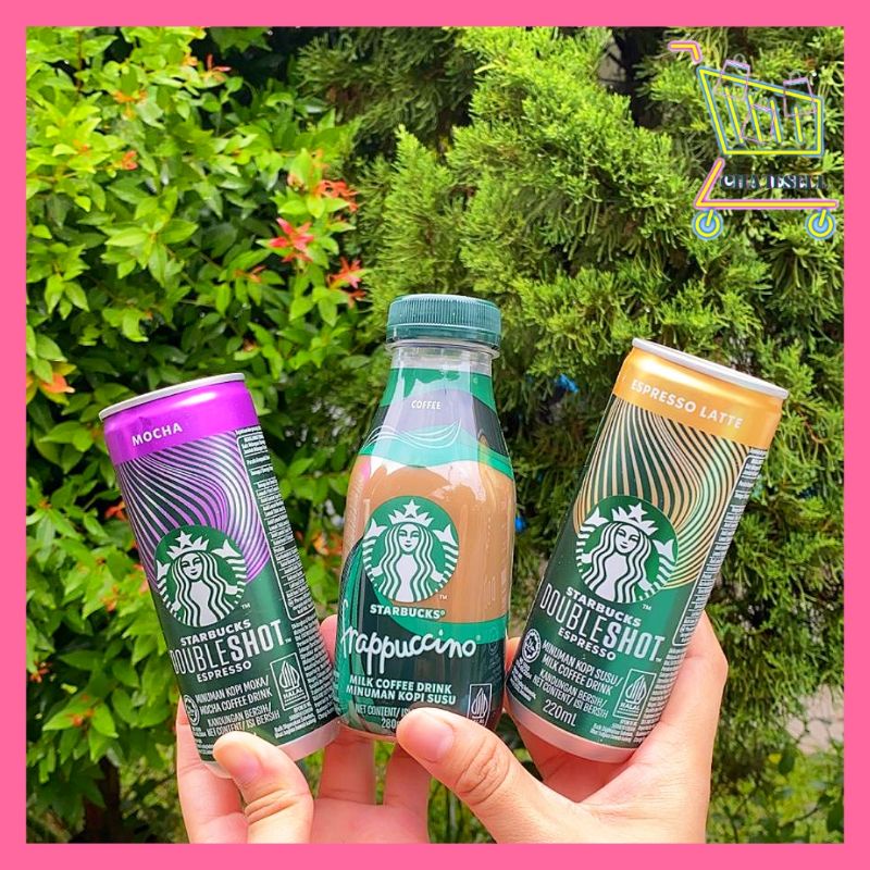 starbucks Coffee kopi kaleng botol doubleshoot espresso latte mocha frappuccino