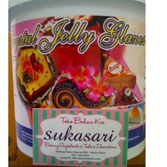 

code4v9Uj--Crystal jelly (Natural clear glaze) Trans 250gr pengkilat buah cake