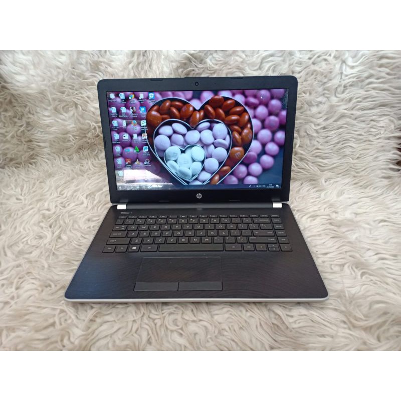 Laptop HP 14-BW008AU Ram 4gb HDD 500gb AMD A4-9120 Siap pakai