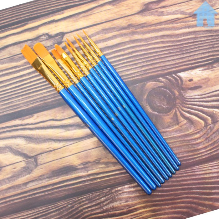 

Mudah Kuas Lukis Set Ekonomis / Value Pack - 10Pcs. Bagus