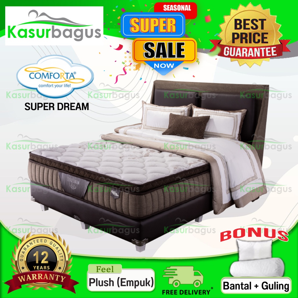 Comforta Kasur Springbed Super Dream - Full Set 180x200