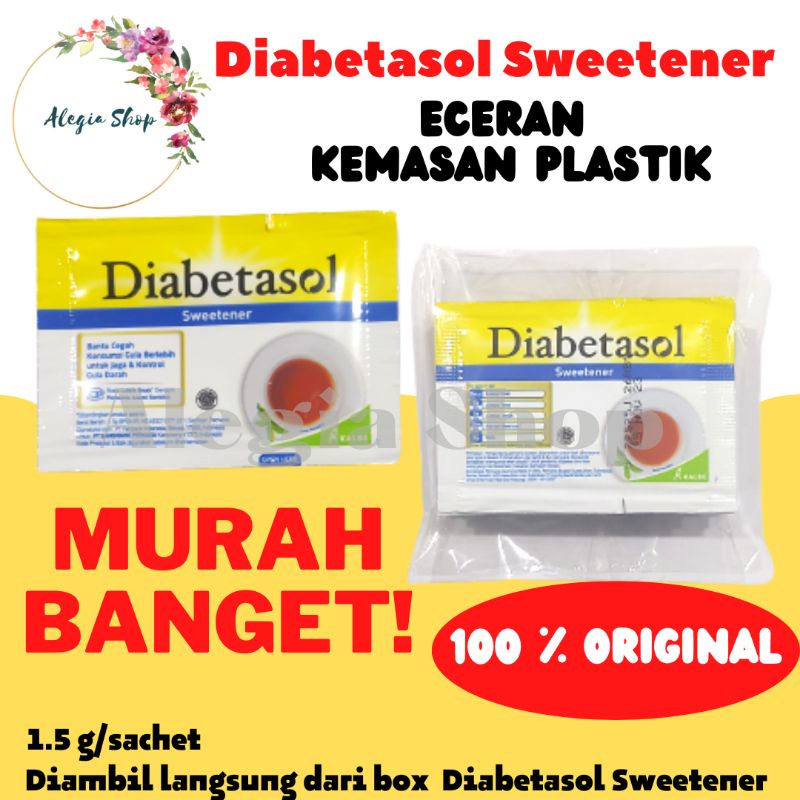 

Diabetasol Sweetener Gula Diabetasol Eceran 10 Sachet Murah