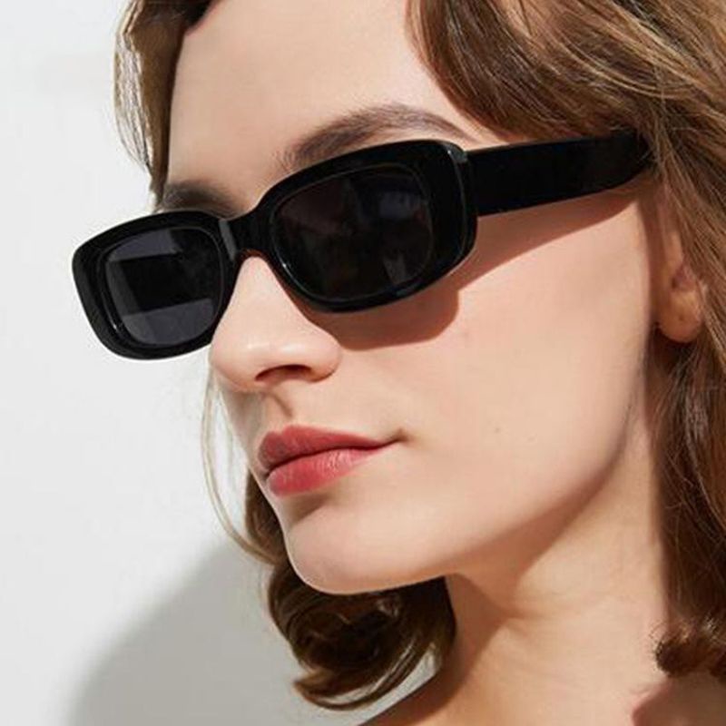Kacamata Hitam Anti UV INS Fashion Pria / Wanita Korean Sunglasses Hitam Trend