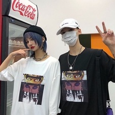 BRIGO Kaos Oversize Itachi Uchiha Crowd Anime II Kaos Oversize Print DTF II Kaos Jumbo Size Pria &amp; Wanita