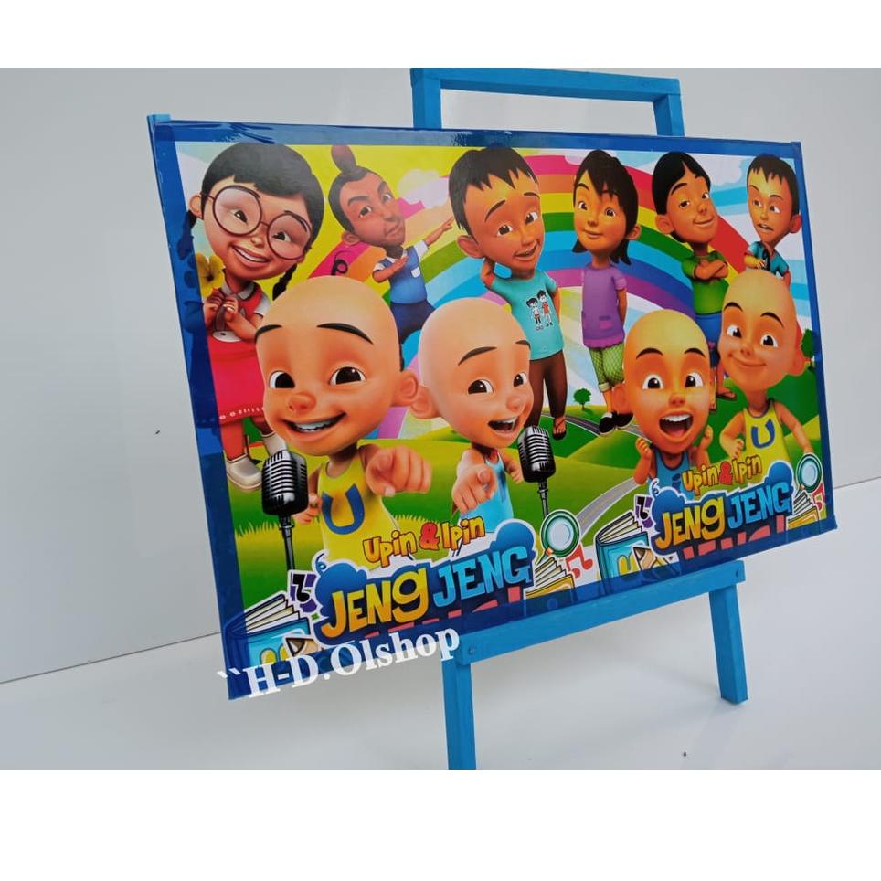 

[PRODUK 0YZCB] papan tulis anak white board dengan penyangga karakter ukuran 30x50 QI7