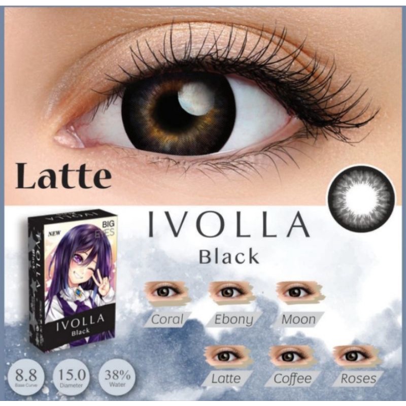 Ivolla By Eos Softlens Warna dan black