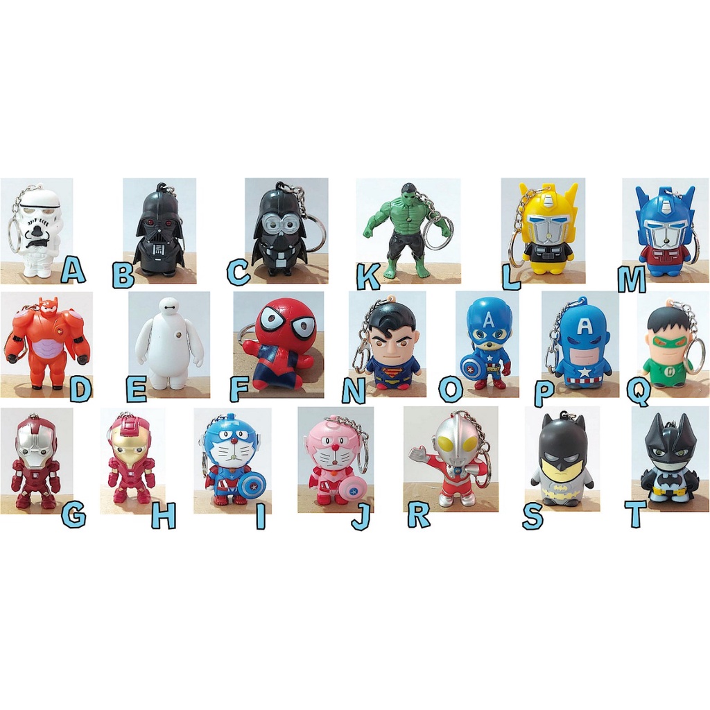 

custom stamp / stempel nama karakter Light and Sound Super Heroes