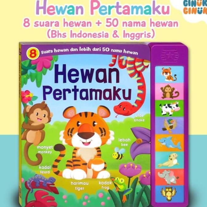 

Promo Hewan Pertamaku Sound Book (8 Suara Hewan & 50 Nama Hewan Bilingual)