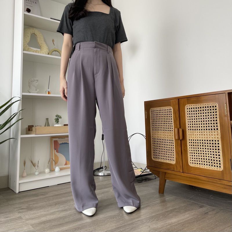 CELANA LOOSE PANTS WANITA (MILO MOCCA)