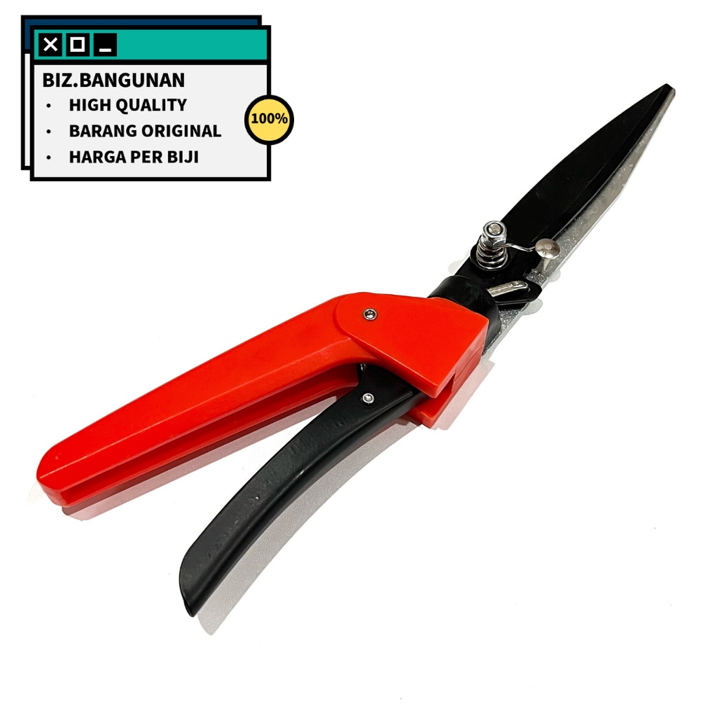 GUNTING RUMPUT TAMAN ADJUSTABLE 3 FUNGSI - KEBUN DAHAN PRUNING SHEAR