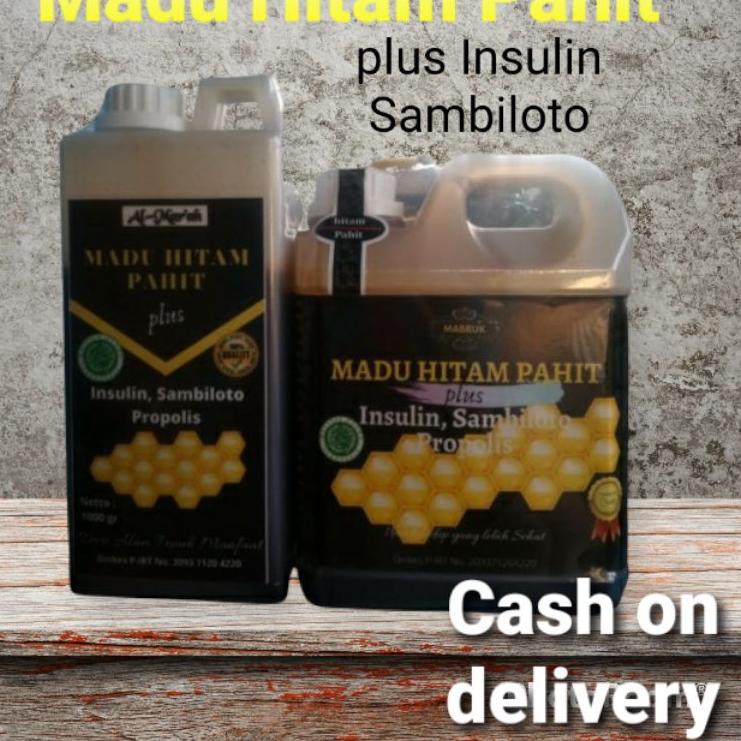 

New Recommended--Madu asli hitam pahit Plus Insulin Sambiloto 1kg | Cocok untuk penyandang Diabetes