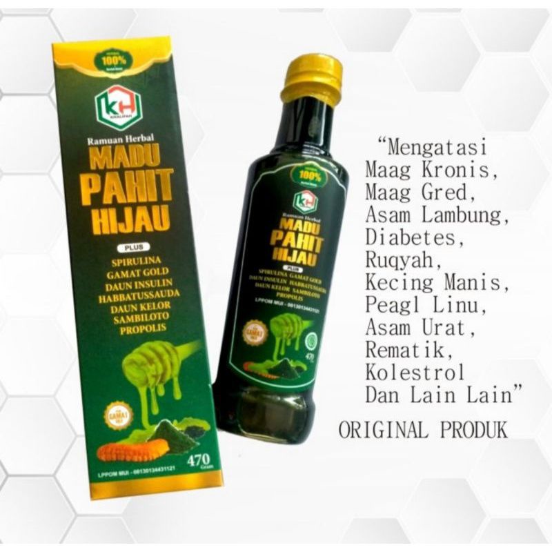 

NG Madu Pahit Super Plus Spirulina Herbal Berkhasiat Khalifah