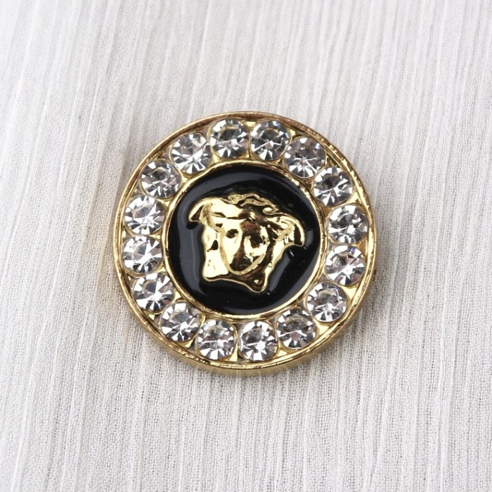 Kancing Kancing Baju Branded Vrsce Mewah 23Mm Kancing Vintage Langka Rare