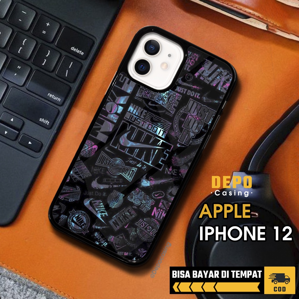 Case Iphone 12 Casing Hp Iphone 12 Depo Casing [NK01] Premium Glossy Case Aesthetic Custom Case Anim