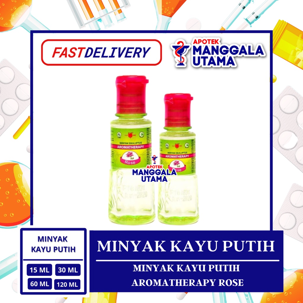 MINYAK KAYU PUTIH AROMATHERAPY PINK ROSE