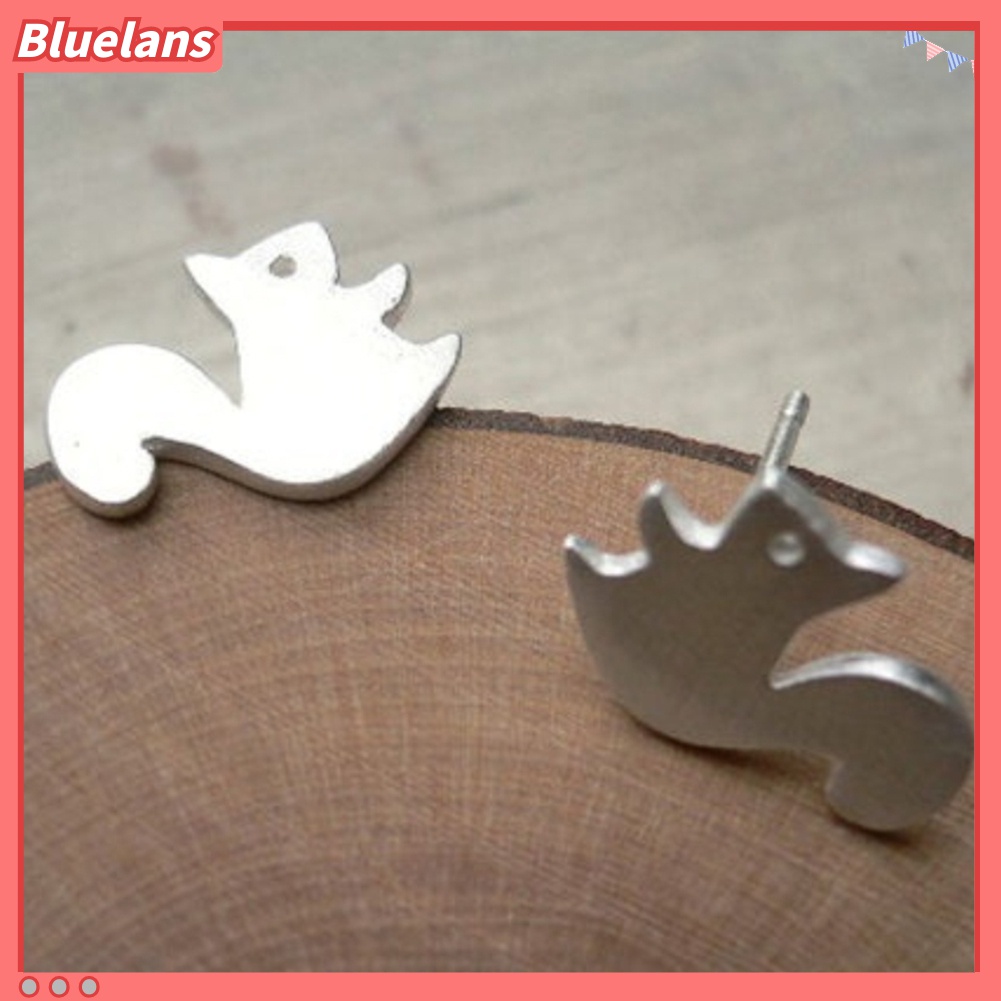 Anting Stud Bentuk Hewan Tupai Untuk Wanita