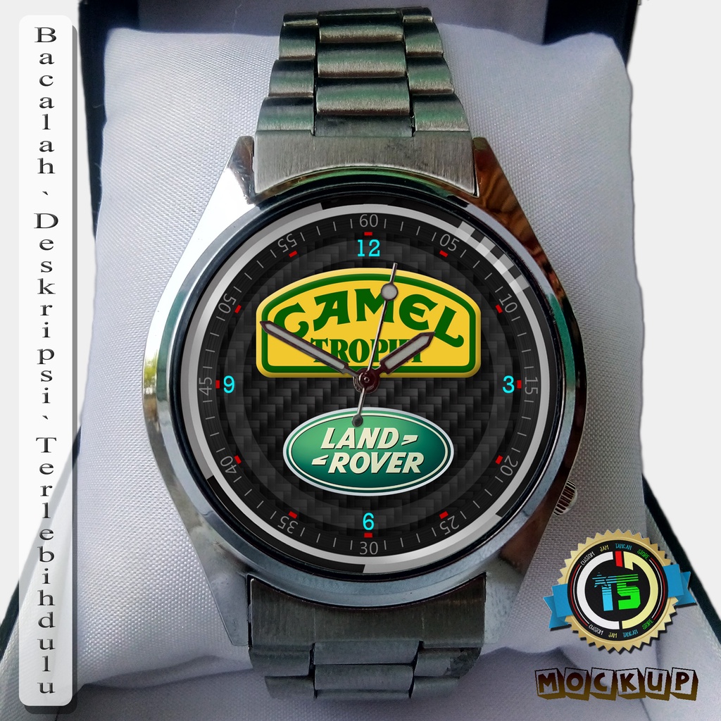 Jam Tangan Stainless Steel Land Rover Camel Trophy Logoo | Custom Jam Tangan Store