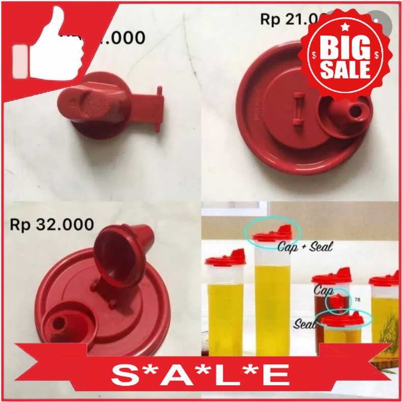 Tupperware SPAREPART seal compact cooking oil stor n pour versi lama Tupperware Original
