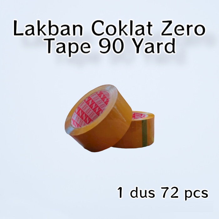 

Zero Tape Plakban Coklat 45mm x 90 yards Lakban Packing