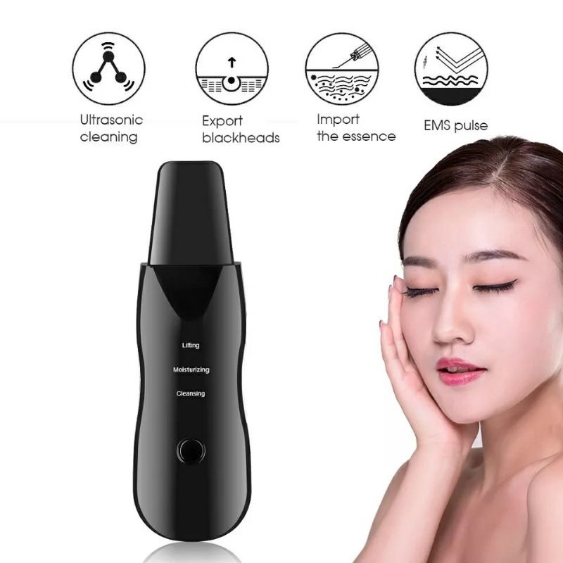 Alat Ultrasonic Facial Scrubber deep cleansing Scrubber wajah