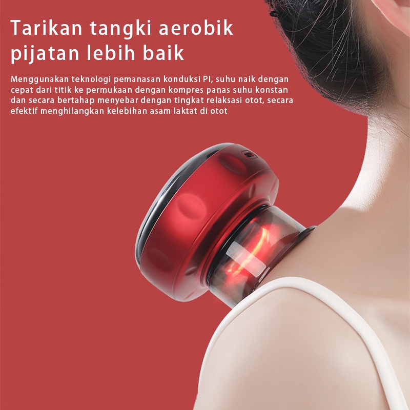 SYH Mall READY STOCK Alat Kerik Elektrik Massager / Alat kerik badan elektrik / Electric Vacuum Cupping Massage/Bekam listrik / Electric Machine Cupping / Perangkat bekam listrik