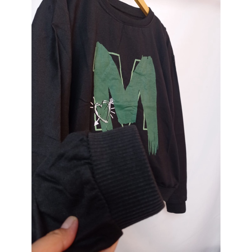 Sweater Dualmatch - Korean Style Sweatshirt - Pakaian Wanita Dan Pria