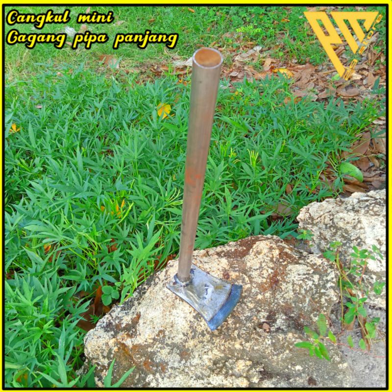 Cangkul mini gagang pipa panjang - cangkul bahan baja per mobil - cangkul petel