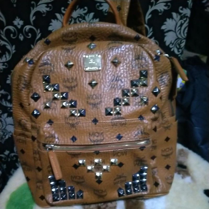 ransel ala mcm kulit