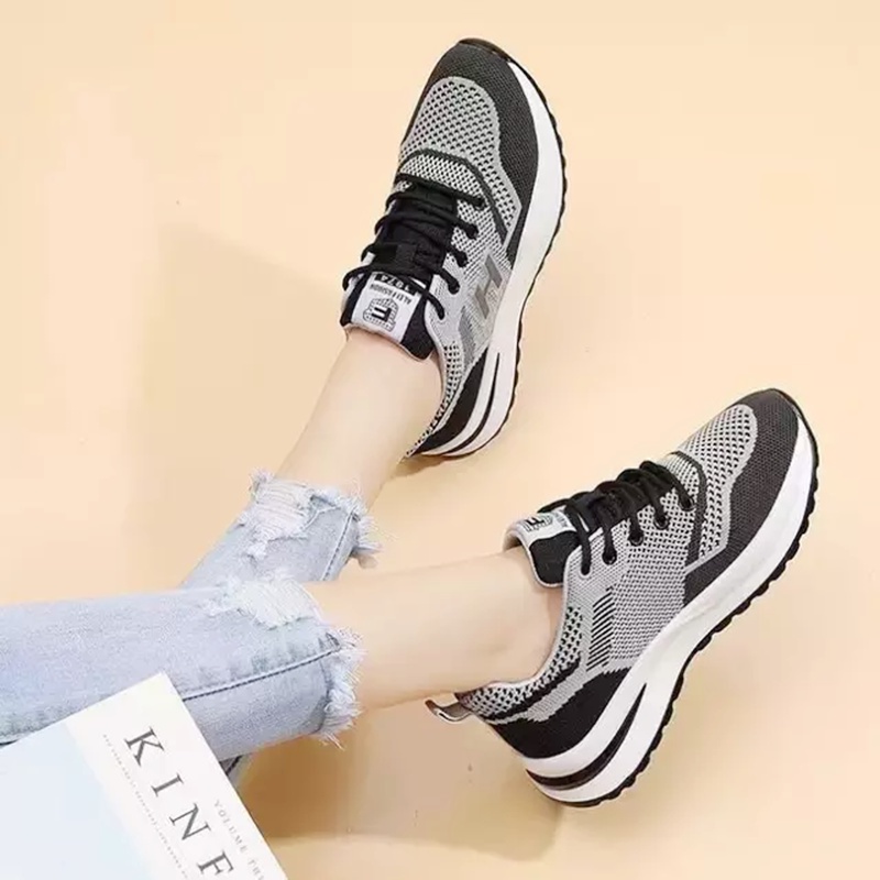 Sepatu Sneakers Wanita Sepatu Korean Fashionable - H-5