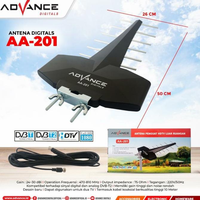 antena tv led lcd digital advance aa 201 aa201