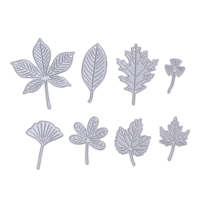 

Hemat Cutting Dies - 8 Leaf Shape (8Pcs) Bergaransi