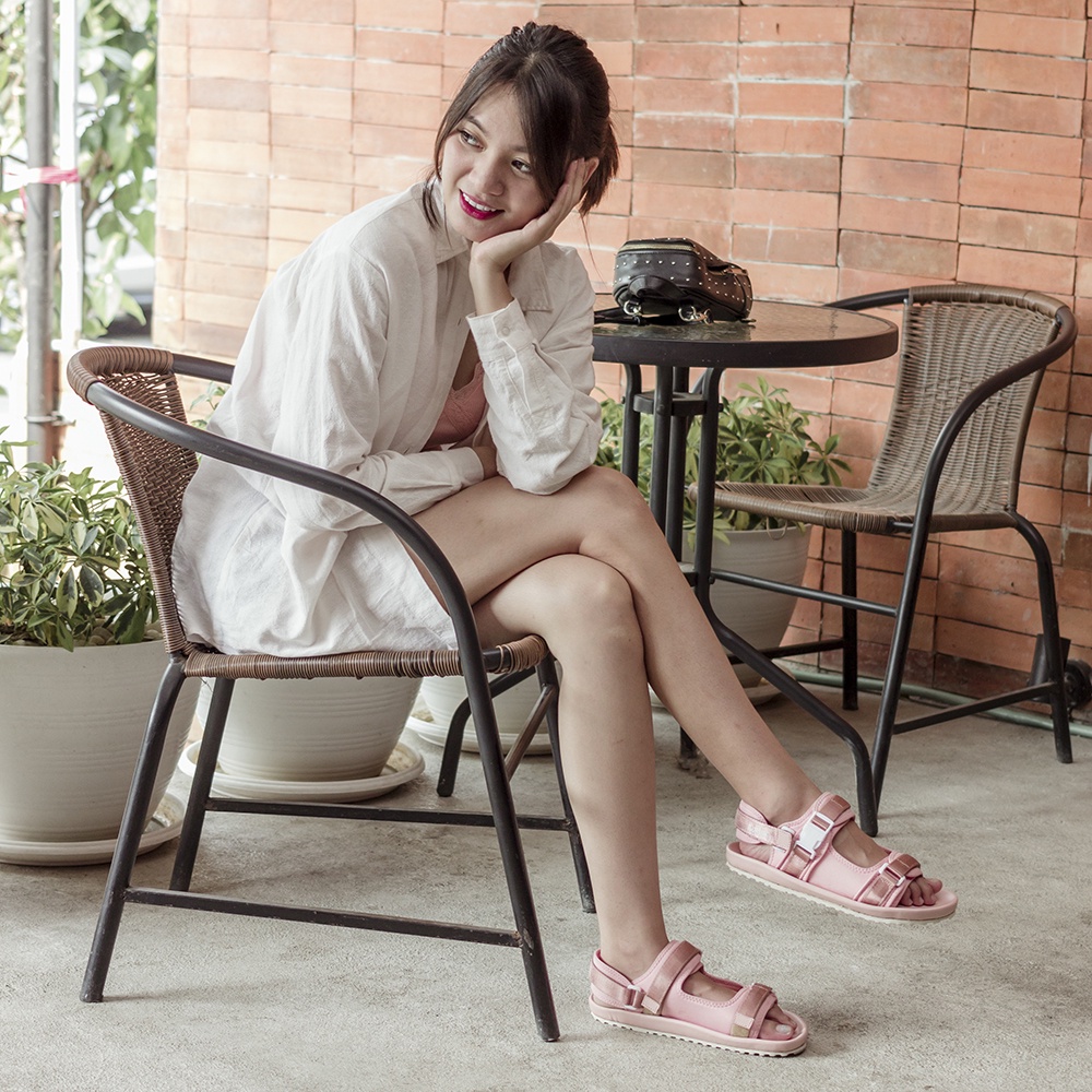 ALEEDA PINK |ManNeedMe x FLAZHBACK| Sandal Gunung Wanita Sendal Casual ORIGINAL