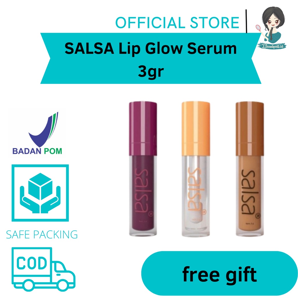 NEW SALSA LIP GLOW SERUM / PELEMBAB BIBIR / SERUM BIBIR / PERAWATAN BIBIR