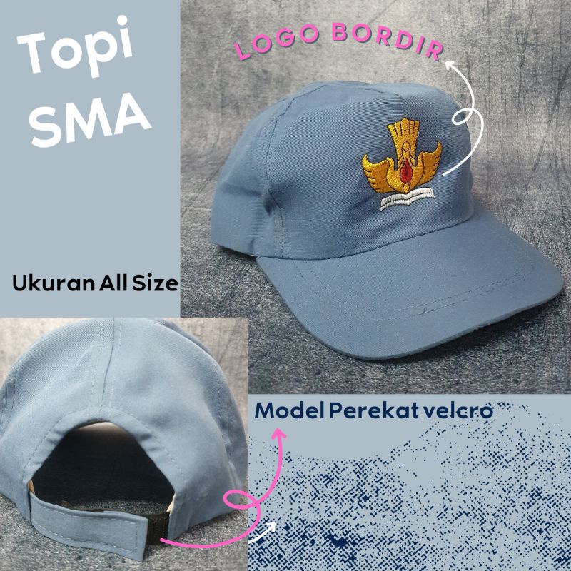 Topi SMA Bordir