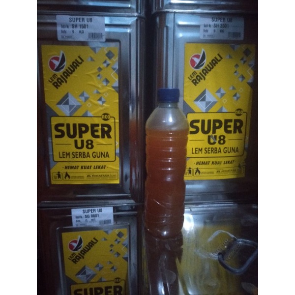 

Lem Super Kuning Rajawali U8 atau lem Aibon botolan 600 ml , Lem serba guna