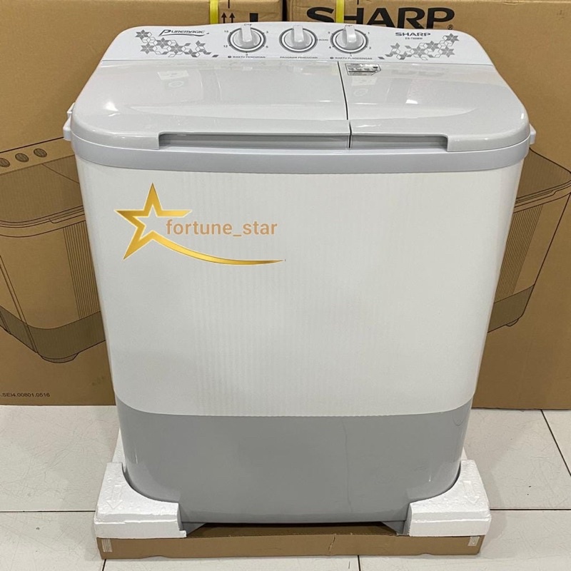 Mesin Cuci 2 Tabung 8KG Sharp Es-T80mw Puremagic