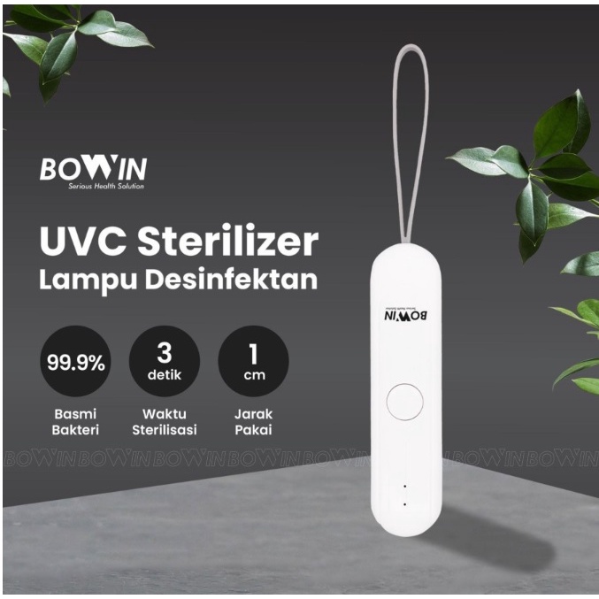 Bowin UV-C Sterilizer (Lampu Cahaya Desinfeksi Bakteri, Virus, Kuman)