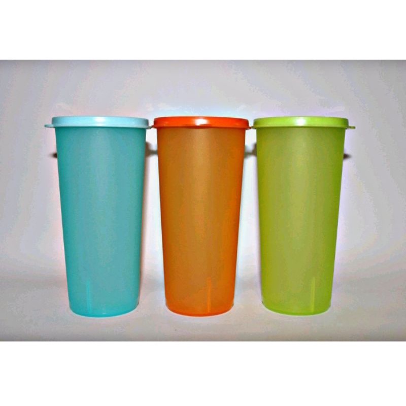 GELAS PLASTIK LEMONY + TUTUP GELAS MINUM SOUVENIR