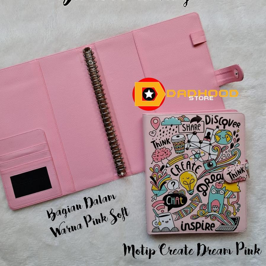 

limited Edition✔️BINDER PRINTING MOTIP CREATE DREAM PINK&BLUE A5 DAN B5|RA9