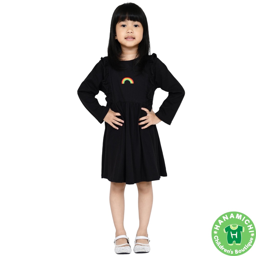 Hanamichi AIRA Dress Anak Premium Lengan Panjang Balita