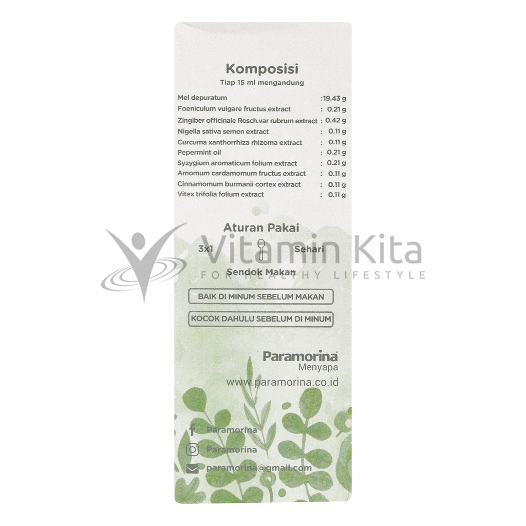 PARAMORINA OBP MADU ANAK ATASI BATUK PILEK - 100ML