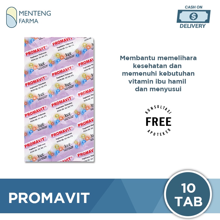 Promavit 10 Kapsul - Vitamin Lengkap Ibu Hamil &amp; Menyusui