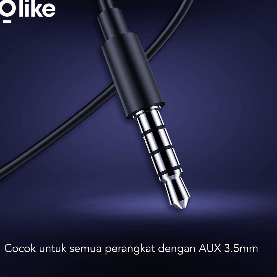 Sale Terbatas Olike Wired Earphone Headset In Ear HD Audio Headphone Handsfree Garansi Resmi 6 Bulan
