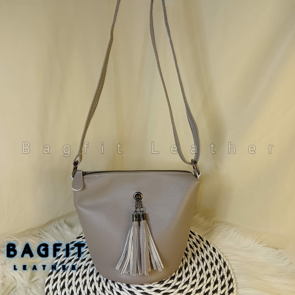 [SIZE S] Tas Kulit Wanita Tas Papirut Kulit Asli Garut