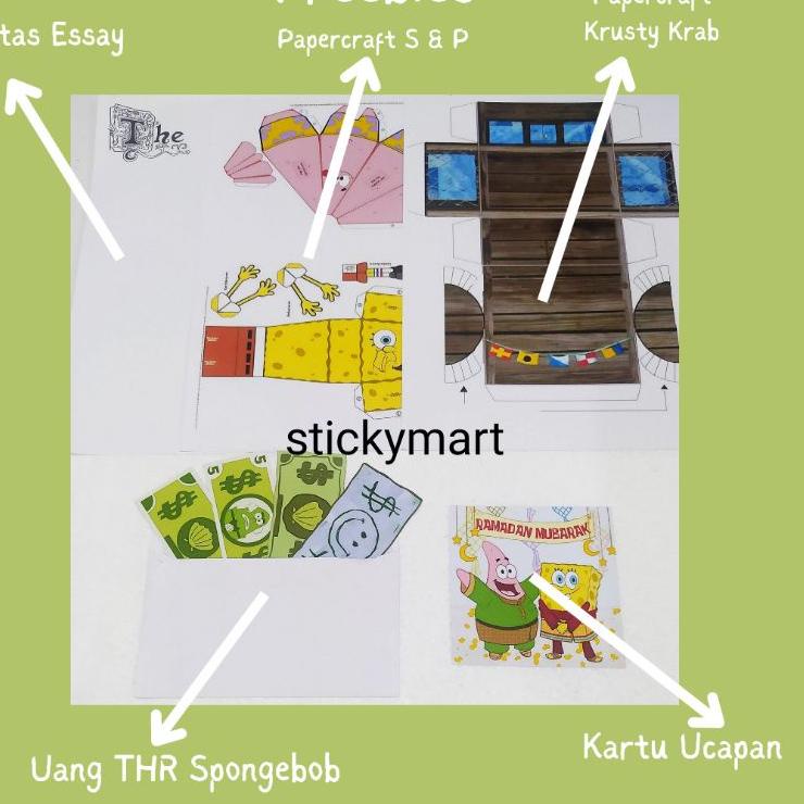 

[PRODUK B0VBL] Paket Spongebob (MAKANAN ASLI + Freebies) R7P