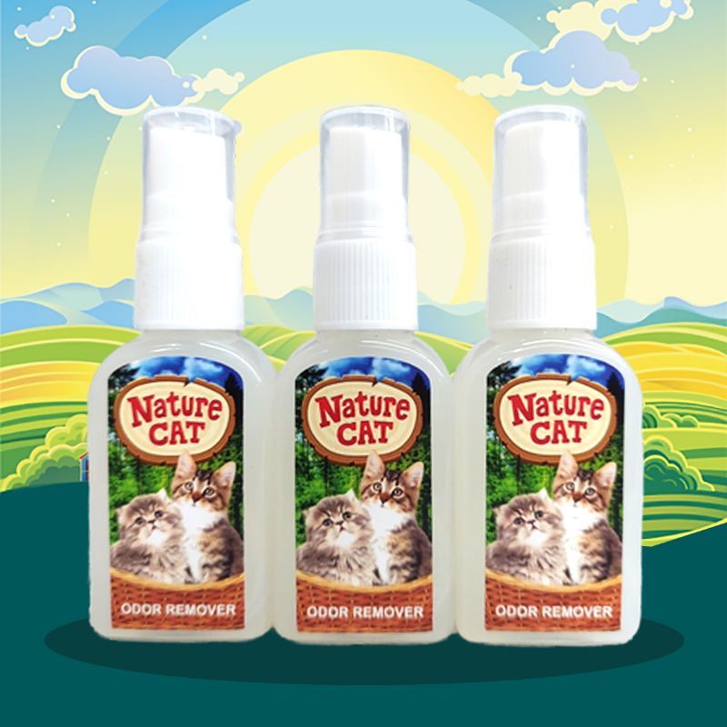 NATURE CAT - Pet Odor Remover Penghilang Bau Kandang Kucing Pesing Pipis BAB Kelinci Kucing Anjing Disinfektan Kandang Wangi