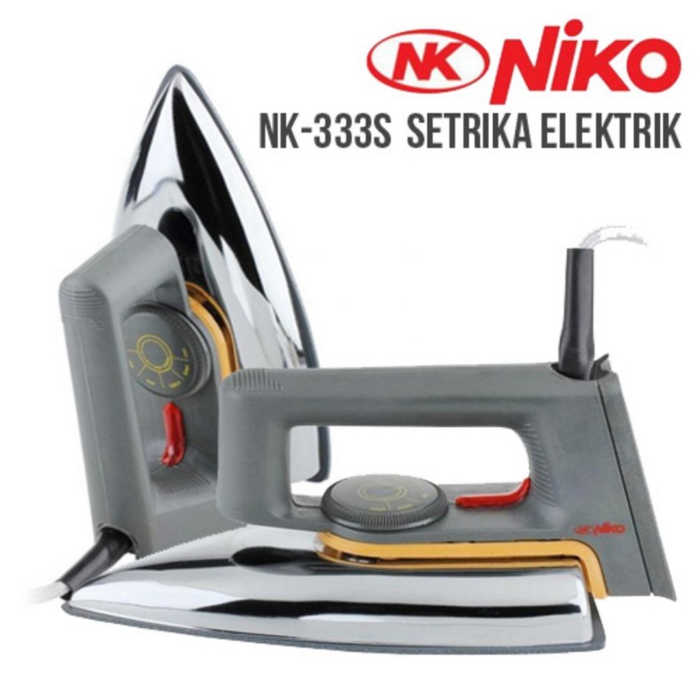 Setrika Niko NK 333S  NK 999S Dry Iron murah cocok untuk anak kost kos