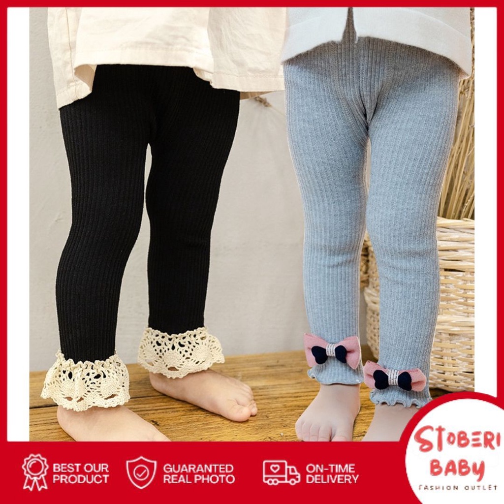 stoberi baby -Legging Ashley Bayi Perempuan / Legging Anak / Kaos Kaki Panjang Bayi 305