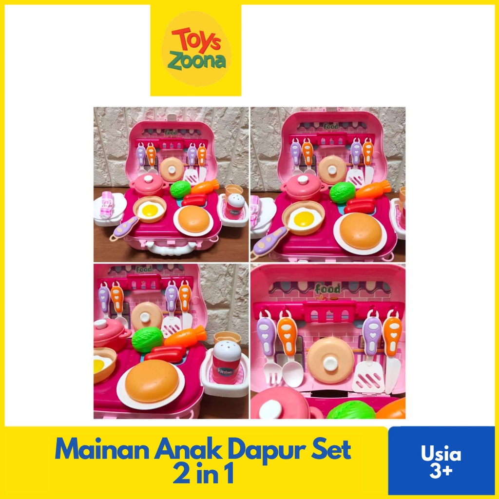 ToysZoona Mainan Alat Masakan / Mainan Alat Masak-Masakan / Mainan Anak Edukasi / Mainan Anak Perempuan / Mainan Masak Masakan Anak / Mainan Masak Anak Perempuan